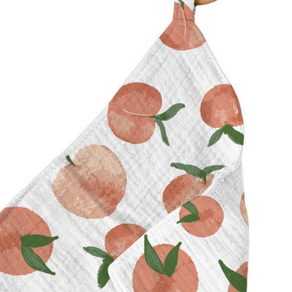 Newcastle Classics Carnelian Peaches 100% Cotton Blanket Teether
