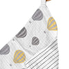 Newcastle Classics Hot Air Balloon & Pencil Stripe 100% Bamboo Cotton Blanket Teether