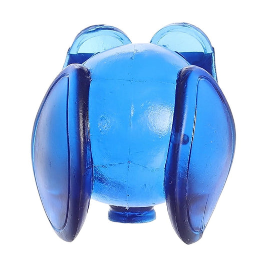 Front view thumbnail of blue translucent Snoopy Joe Cool sugar squeezy toy showing sunglasses.