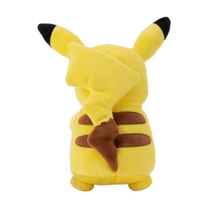 Back view thumbnail of Pokémon Pikachu plush showing tail and brown back stripes.