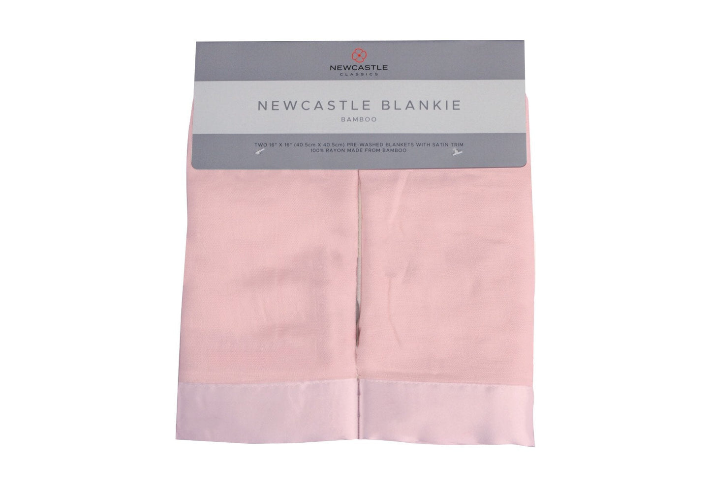 Pink Rose 100% Natural Bamboo Muslin Security Baby Blankie