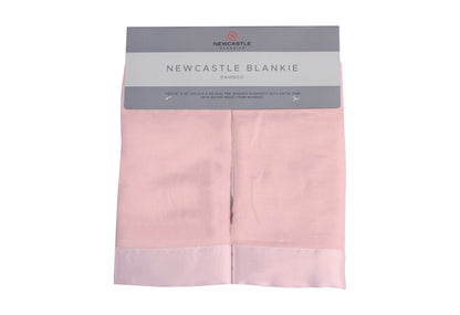 Newcastle Classics Pink Rose 100% Natural Bamboo Muslin Security Baby Blankie Blanket