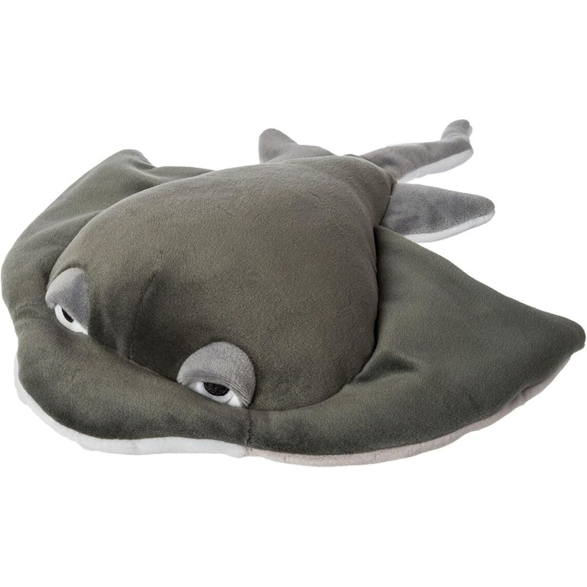 Mary Meyer Smootheez Stingray 8-inch ultra-soft squishy stuffed animal in teal blue.
