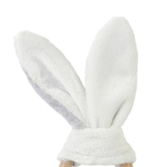 Happy Horse Classic Bunny Wooden Grey 6" InchTeether Activity Toy