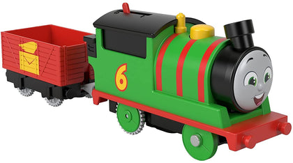 Thomas & Friends Percy Motorized Toy Train Engine, Battery-Powered Toy Train