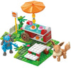 MEGA Pokemon Building Toy Kit Pokemon Picnic With 2 Poseable Characters, Eevee and Riolu, 193 Pieces