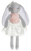 Teddykompaniet Kelly the Ballerina Grey Soft Plush Stuffed Animal Rabbit 15