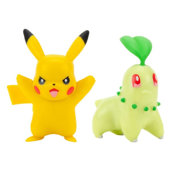 Pokemon Battle Figure Pack - Pikachu + Chikorita