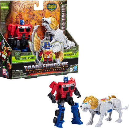 Transformers: Rise of The Beasts, Beast Alliance 2 Pk Optimus Prime & Lionblade 5-inch Action Figure