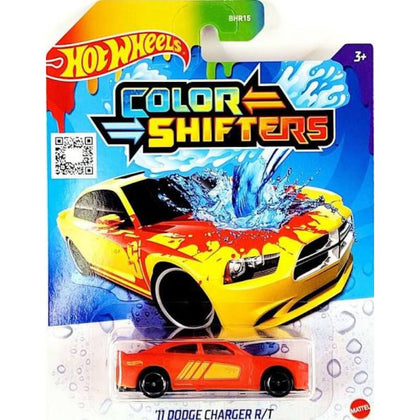 Hot Wheels Color Shifters '11 Dodge Charger Play Vehicle Car, Scale 1:64