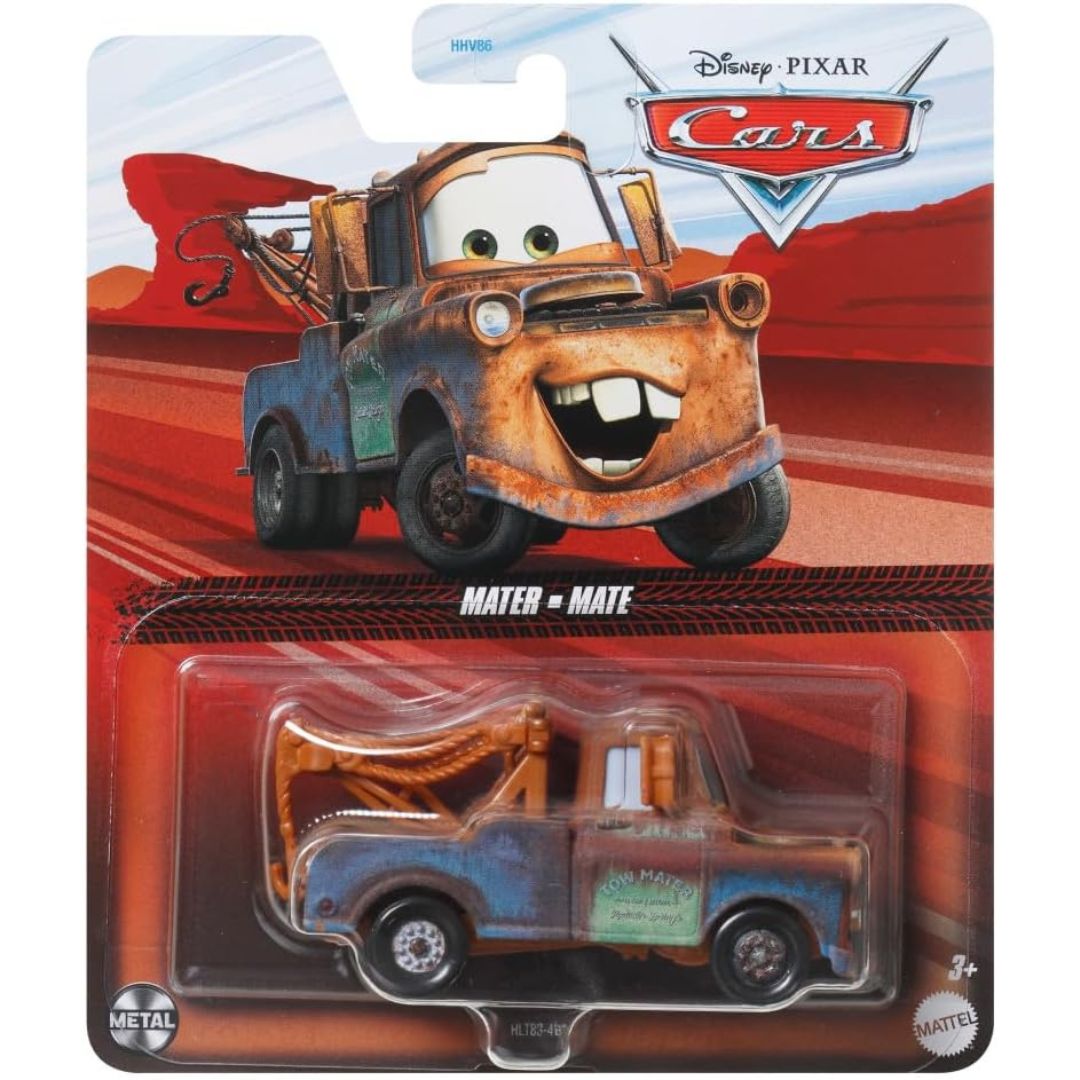 Disney Pixar Cars Character Scale 1:55 Die-Cast Car Vehicle, Mater
