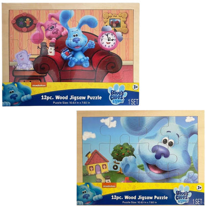Blues Clues & You 12 Piece Wood Jigsaw Puzzle. 1 Piece, Styles May Vary