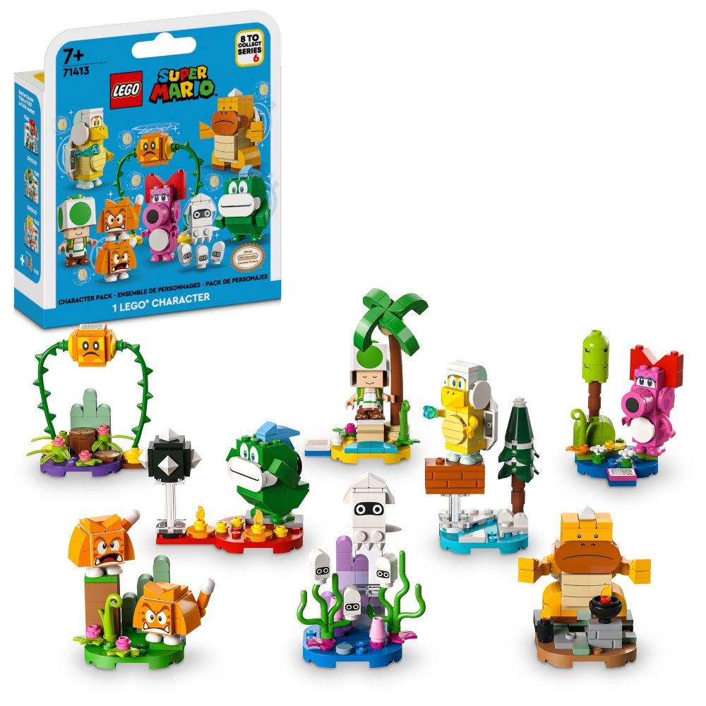 LEGO® Super Mario Character Packs – Series 6 71413 Building Toy Set (1 Unit, Styles May Vary)