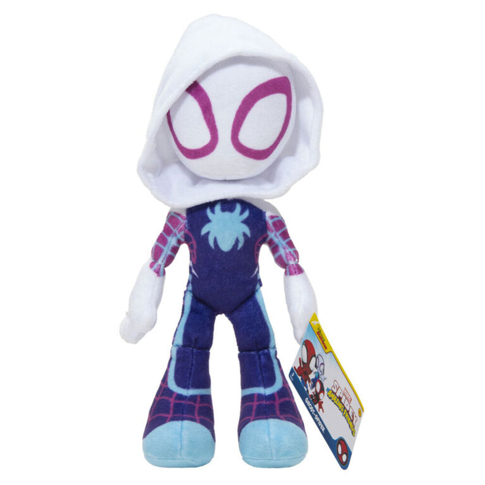 Marvel Spidey and His Amazing Friends 8-inch Ghost-Spider Plush Toy