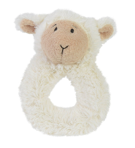 Lammy Lamb Rattle by Happy Horse 5 Inch Plush Animal Toy