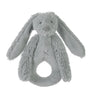 Rabbit Richie Classic Grey Rattle by Happy Horse 7 Inch Plush Animal Toy