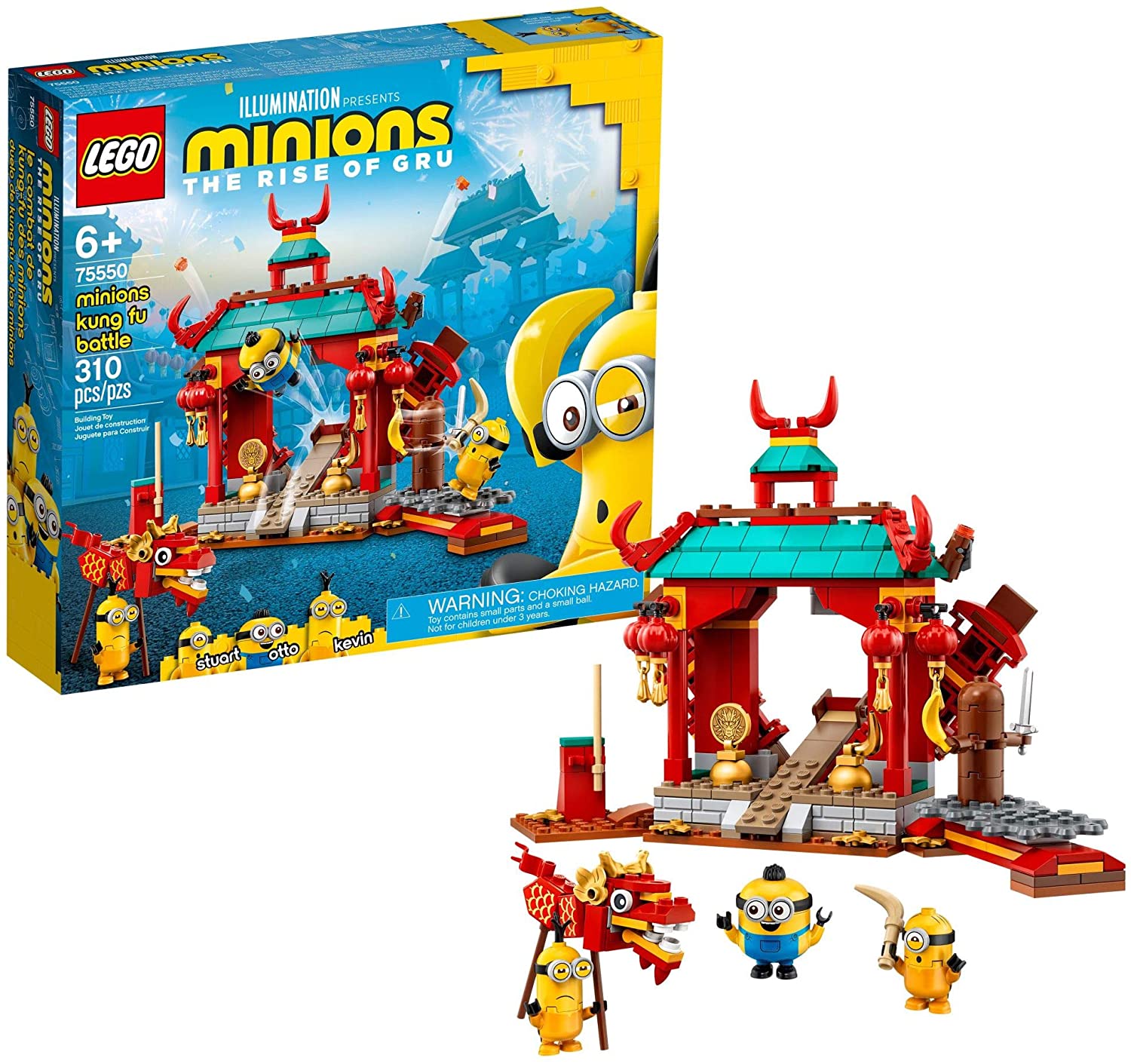 LEGO® Minions: Minions Kung Fu Battle (75550), New 2021 (310 Pieces)