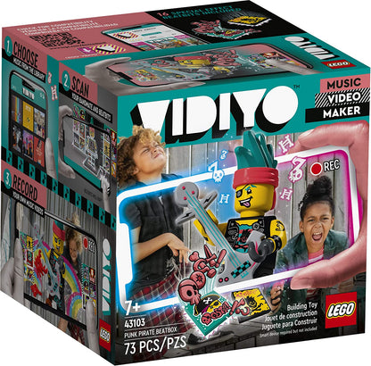LEGO® VIDIYO Punk Pirate Beatbox 43103 – 73-Piece Music & Dance Building Kit with Exclusive Minifigure