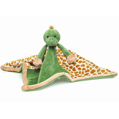 Teddykompaniet Green Turtle Security Blanket, Soft Plush