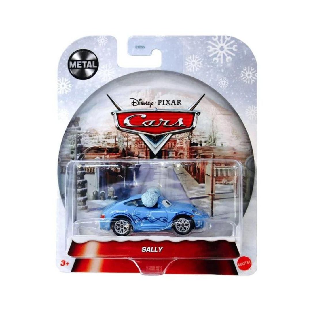 Disney Pixar Cars Wintertime Cruisers Scale 1:55 Die-Cast Car Vehicle, Sally