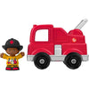 Fisher-Price Little People Fire Truck Toy & Figure Set for Toddlers