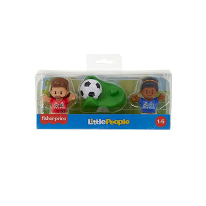 Fisher-Price Little People 2 Pack With Accessories, Soccer Coach and Player
