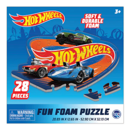 Hot Wheels Fun Foam 28 Piece Puzzle Floor Mat