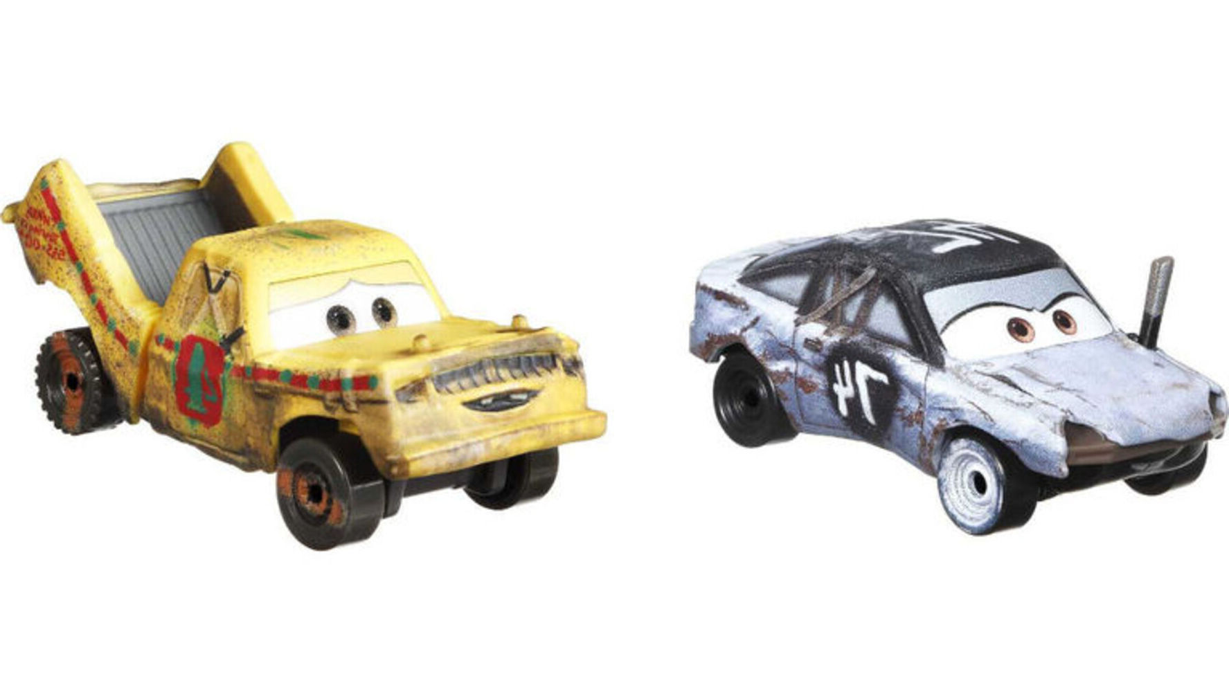 Pack de 2 véhicules 1:55 Disney Cars 3 Modèle aléatoire