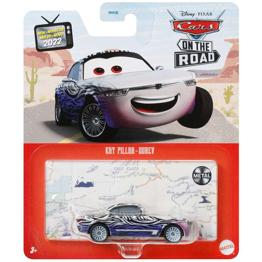 Disney Pixar Cars On The Road Kay Pillar-Durev HHV04 Character Vehicles 1:55 Scale