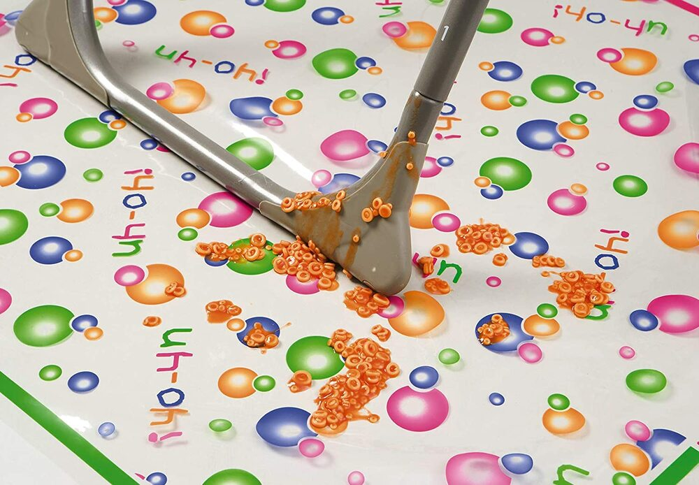 Mommys Helper No Mess Splat Mat for Under High Chair, Printed