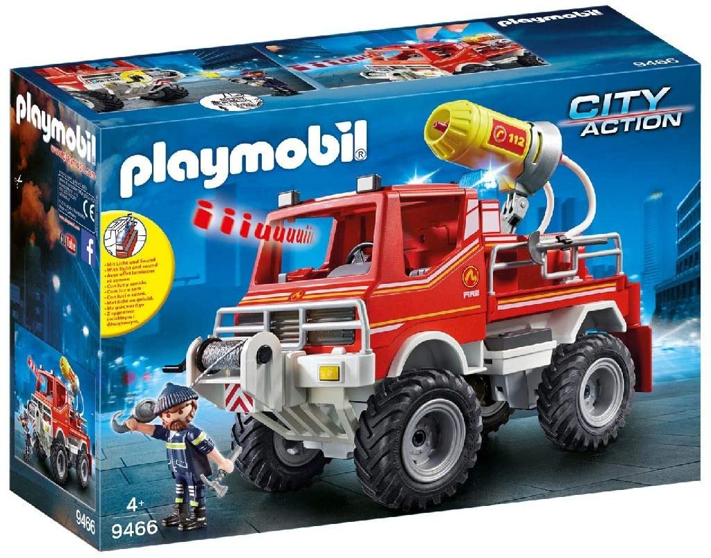 PLAYMOBIL City Action Fire Truck 9466 56 Pieces