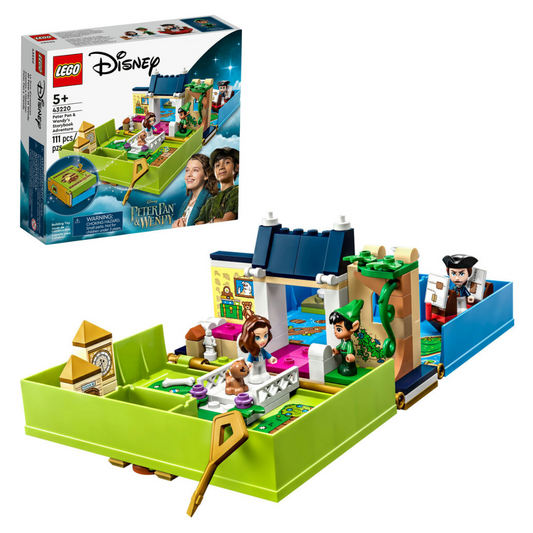 LEGO® Disney Peter Pan & Wendy's Storybook Building Kit 43220, 111 Pieces