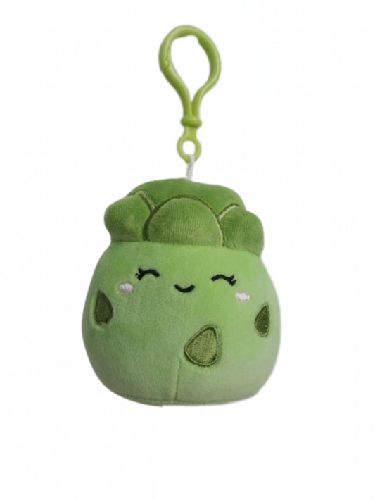 Squishmallows Official Kellytoy 3.5" Clip On Anara the Asparagus Plush Toy S3 #1809