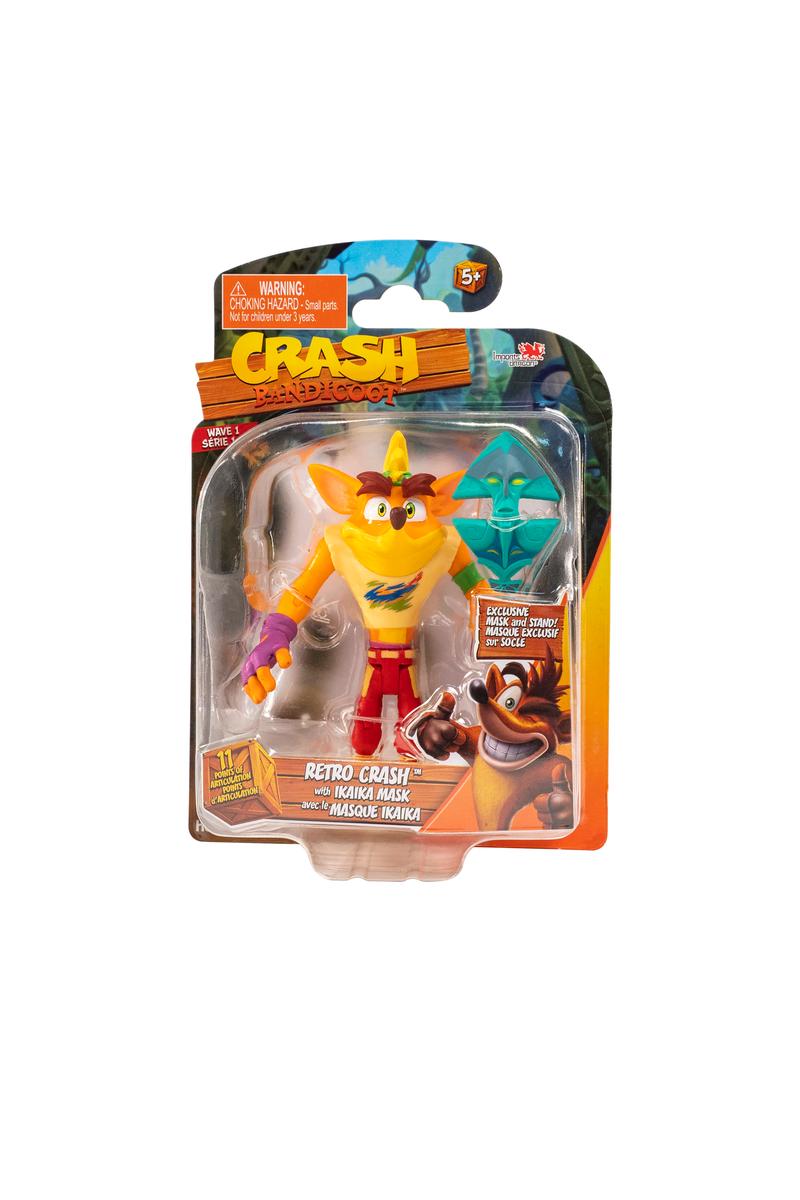 Retro Crash Bandicoot with Ika Ika Mask 4.5