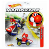 Hot Wheels Mario Kart 1:64 Die-Cast Red Yoshi Standard Kart Vehicle Car