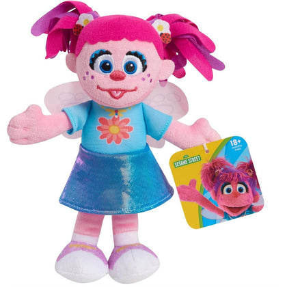 Just Play Sesame Street Friends Abby Cadabby 8 Inch Stuffed Animal Toy Plush, Ages 18 Months+
