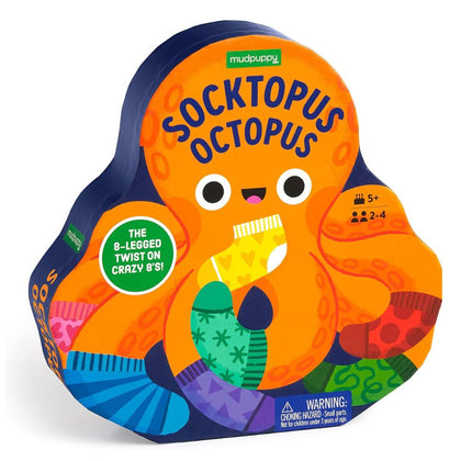 Mudpuppy Socktopus Octopus Crazy 8’s Memory Game