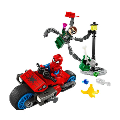 LEGO® Marvel Motorcycle Chase: Spider-Man vs. Doc Ock 76275 (77 Pieces)