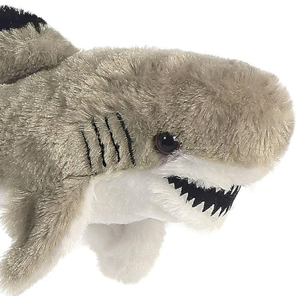 Aurora® Mini Flopsie™ Black Tipped Shark™ 8 Inch Stuffed Animal Plush