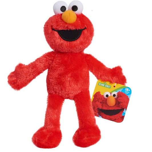 Just Play Sesame Street Friends Elmo 8 Inch Stuffed Animal Plush Toy, Ages 18 Months+