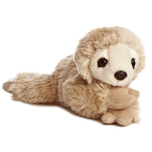 Aurora® Mini Flopsie™ Sloth 8 Inch Stuffed Animal Plush