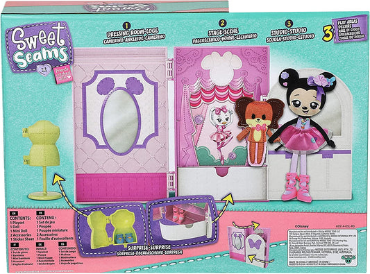 Disney Sweet Seams 6" Soft Rag Doll Deluxe Pack Minnie Mouse & Fifi Ballet Studio