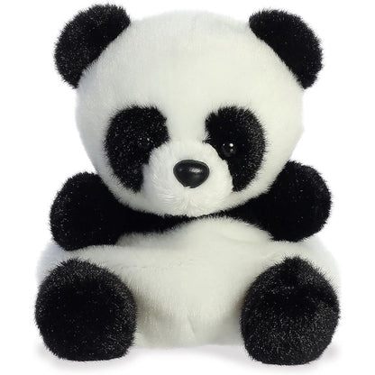 Front view thumbnail of the cute Bamboo Panda plush sitting straight, highlighting its dark safety eyes, black button nose, and small black limbs.