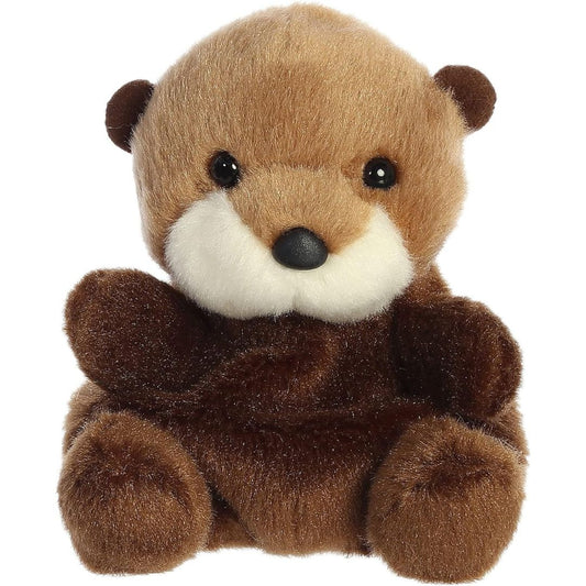 Front view thumbnail of the cute Selena Sea Otter plush sitting straight, highlighting its dark safety eyes, small rounded ears, and resting paws.