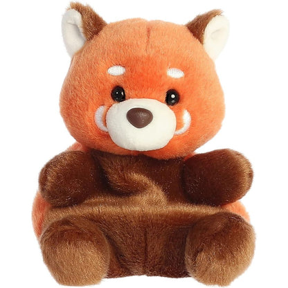 Front view thumbnail of the cute Rei Red Panda plush sitting straight, highlighting its dark safety eyes, dark brown nose, and symmetrical white facial accents.