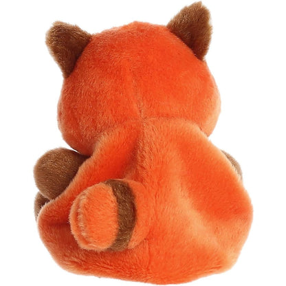 Rear view thumbnail of the Aurora red panda stuffed toy displaying its bright orange plush back, dark brown ears, and thick tail.