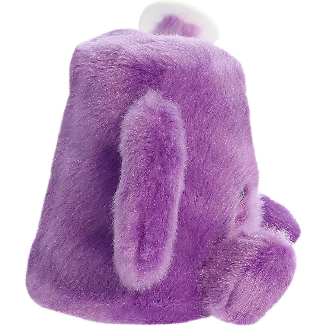 Side profile view thumbnail of the mini watering can plush showcasing its curved plush handle on the back and soft seated posture.