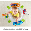 Fisher-Price 3-in-1 Spin & Sort Infant Activity Center and Toddler Play Table, Retro Roar