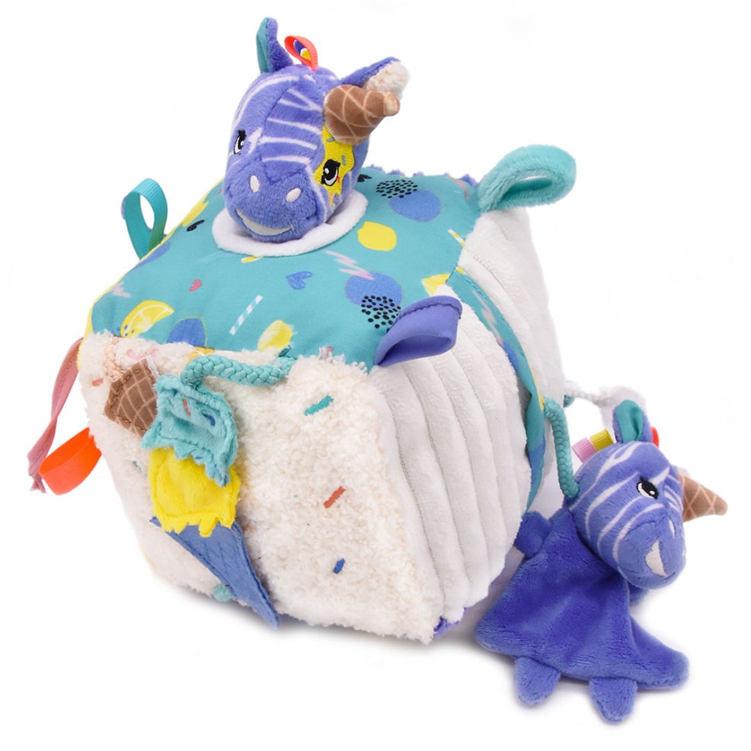 Les Delingos Baby Activity Cube, Kiprokos the Zebra