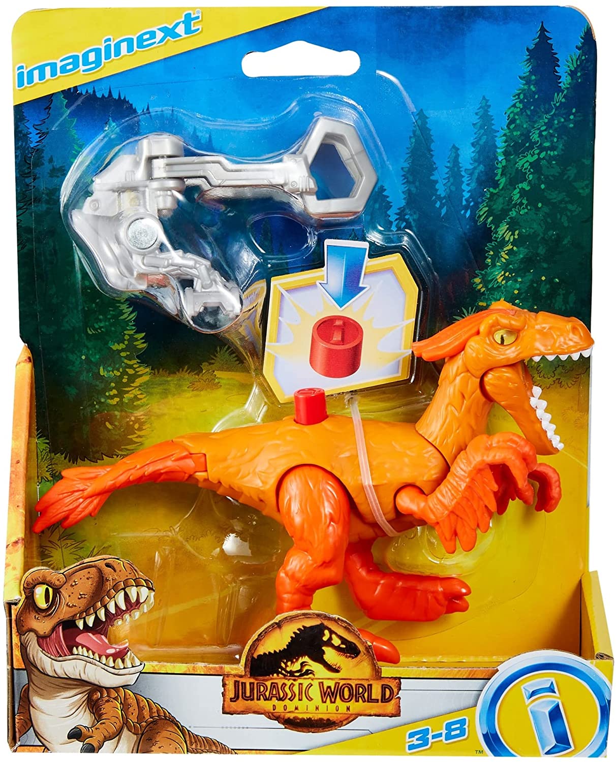 Fisher-Price Imaginext Jurassic World Pyroraptor Dinosaur Figure